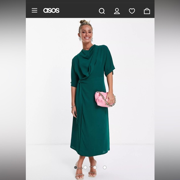 Green NWT ASOS Dress - Picture 1 of 4